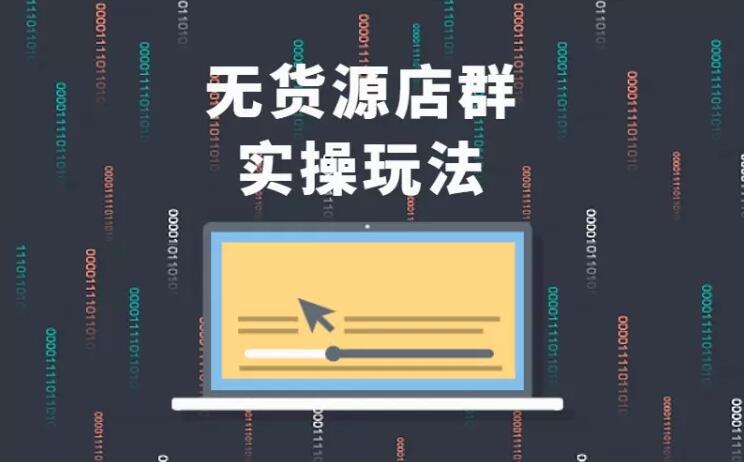 无货源店群实操玩法，蓝海选品的独特思路，店群软件操作方法（45节视频课）-一点通资源网