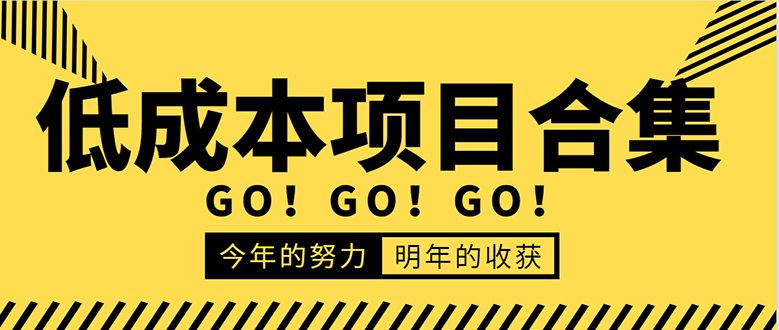 低成本零成本项目合集：赚钱快的慢的、暴利的，线上线下的，价值万元资料-一点通资源网