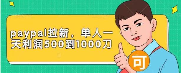 Paypal拉新赚美刀项目，单人一天利润500-1000刀【视频课程】-一点通资源网