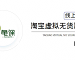 龟课·淘宝虚拟无货源电商5期,全程直播 现场实操,一步步教你轻松实现躺赚-一点通资源网