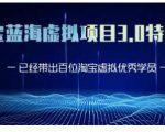 黄岛主·淘宝蓝海虚拟项目3.0,小白宝妈零基础的都可以做到月入过万-一点通资源网