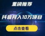 星哥抖音中视频计划:单号月入3万抖音中视频项目,百分百的风口项目-一点通资源网