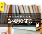 未来新趋势,布局短视频SEO,如何利用抖音SEO免费获得精准流量(3节课)-一点通资源网