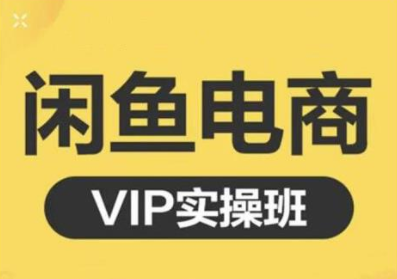 鱼客·闲鱼电商零基础入门到进阶VIP实战课程，帮助你掌握闲鱼电商所需的各项技能-一点通资源网