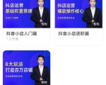 湛北·抖音小店入门进阶高阶合集,八大玩法打造百万店铺-一点通资源网