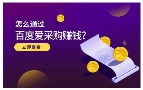 大王·怎么通过百度爱采购赚钱，已经通过百度爱采购完成200多万的销量-一点通资源网