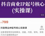 抖音商业IP起号核心实操课,带你玩转算法,流量,内容,架构,变现-一点通资源网
