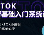 Tiktok实操进阶课程,体验从tiktok小透明到大佬的完美蜕变-一点通资源网