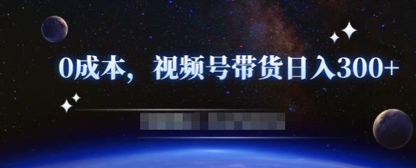 零基础视频号带货赚钱项目，0成本0门槛轻松日入300+【视频教程】-一点通资源网