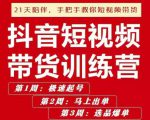 李鲆·抖短音视频带货练训营第五期,手把教手你短视带频货,听照话做,保证出单-一点通资源网