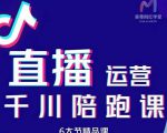 美尊-抖音直播运营千川系统课:直播运营规划、起号、主播培养、千川投放等-一点通资源网
