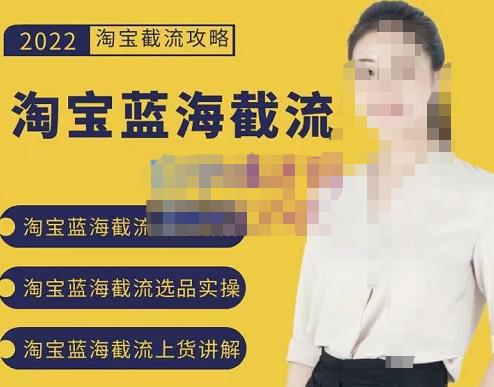 2022淘宝蓝海截流攻略，淘宝蓝海截流选品上货实操讲解-一点通资源网