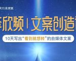 李欣频|文案创造课，0基础可报10天写出“看到就想转”的自媒体文案-一点通资源网