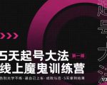 大播·五天起号魔鬼训练营,告别光学不练,逼自己上车,成败与否,5天拿到结果-一点通资源网