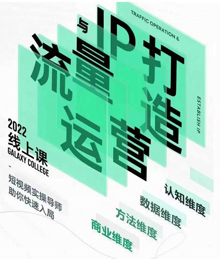 大蓝流量运营&个人ip打造课，短视频带货/爆款文案/流量运营/直播入门/镜头变现/流量商业-一点通资源网