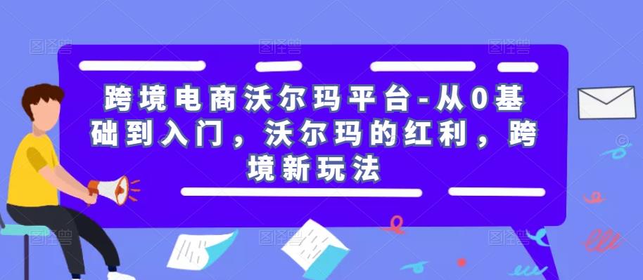 跨境电商沃尔玛平台-从0基础到入门，沃尔玛的红利，跨境新玩法-一点通资源网