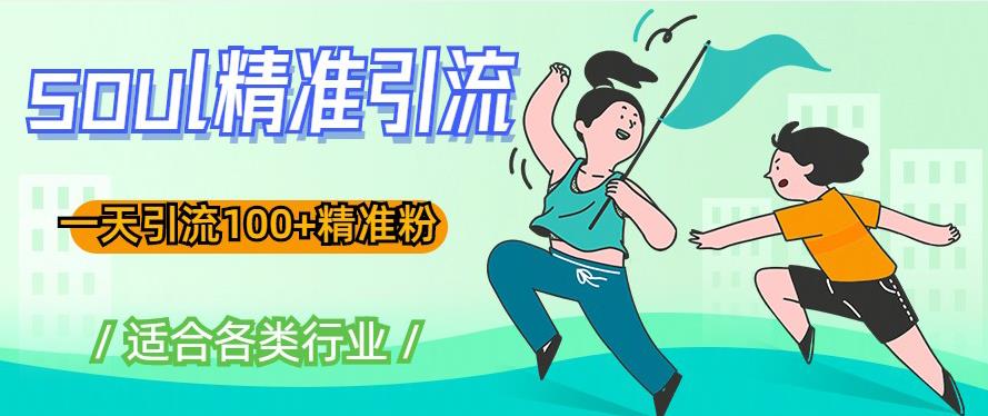 soul精准引流系列课程，一天引流100+精准粉，适合各类行业-一点通资源网