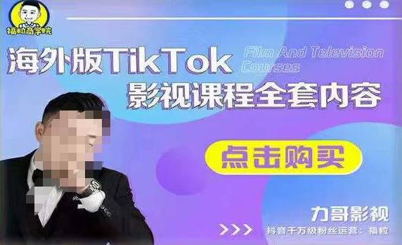 海外TikTok影视课程全套，从搭建渠道，到如何正确使用账号，到未来的变现渠道等-一点通资源网