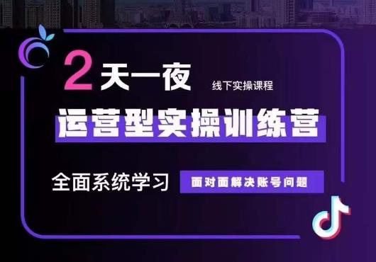 5月22-23线下课运营型实操训练营，全面系统学习，从底层逻辑到实操方法到千川投放-一点通资源网