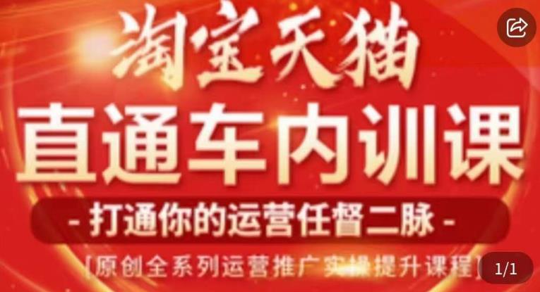 天问电商·2023淘宝天猫直通车内训课，零基础学起直通车运营实操课程-一点通资源网