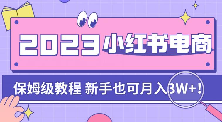 阿本小红书电商陪跑营4.0，带大家从0到1把小红书做起来-一点通资源网