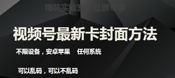 梅花实验室社群最新卡封面玩法3.0，不限设备，安卓苹果任何系统-一点通资源网