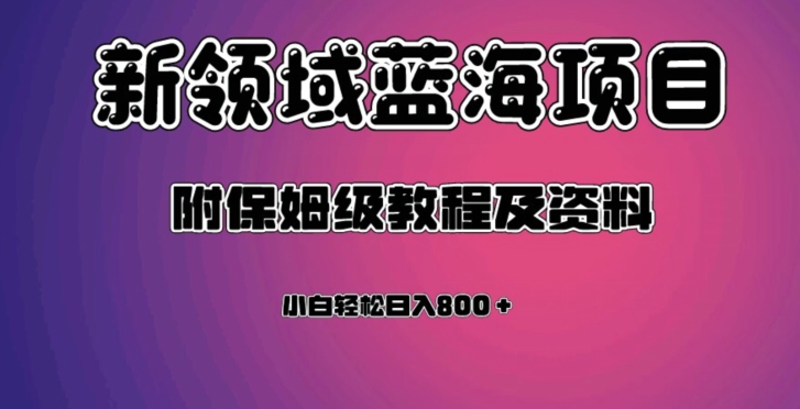 虚拟资源蓝海领域新项目，轻松日入800＋，附保姆级教程及资料-一点通资源网