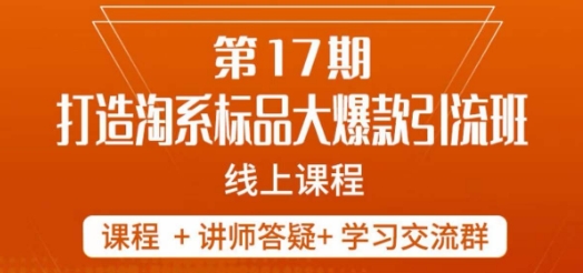 南掌柜-第17期打造淘系标品大爆款，5天线上课-一点通资源网