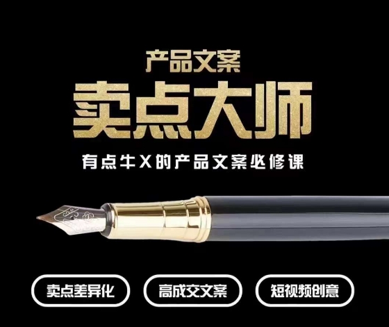 产品文案【卖点大师】高转化电商，有点牛X的产品文案必修课-一点通资源网