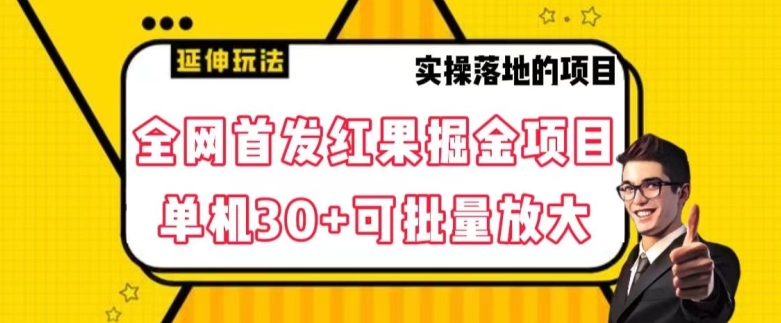全网首发红果免费短剧掘金项目，单机30+可批量放大【揭秘】-一点通资源网