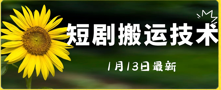 最新短剧搬运技术，电脑手机都可以操作，不限制机型-一点通资源网