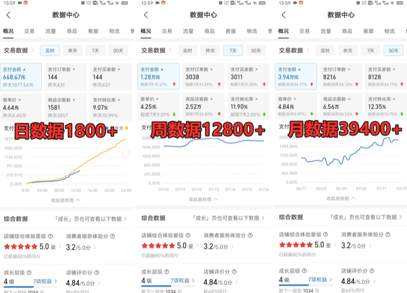 拼多多虚拟电商训练营月入30000+你也行，暴利稳定长久，副业首选-一点通资源网