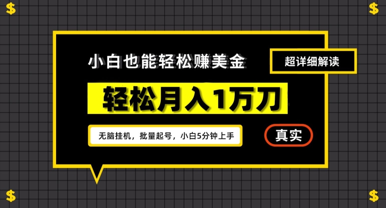 谷歌看广告撸美金2.0，无脑挂机，多号操作，月入1万刀【揭秘】-一点通资源网