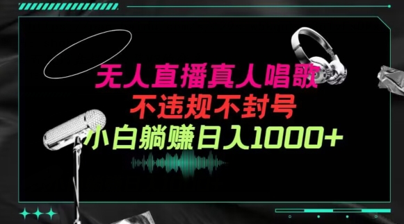 抖音24小时无人直播音乐，不违规，不封号纯撸音浪，小白实操当天日入1000+【揭秘】-一点通资源网