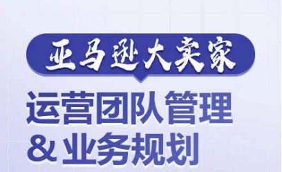 亚马逊大卖家-运营团队管理&业务规划，为你揭秘如何打造超强实力的运营团队-一点通资源网