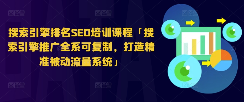 搜索引擎排名SEO培训课程「搜索引擎推广全系可复制，打造精准被动流量系统」-一点通资源网