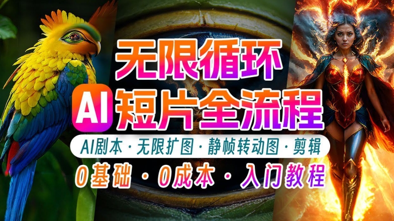 AI剪辑无限循环画面：新手轻松月入上万的秘技【揭秘】-一点通资源网