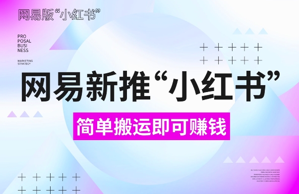 网易官方新推“小红书”，搬运即有收益，新手小白千万别错过(附详细教程)【揭秘】-一点通资源网