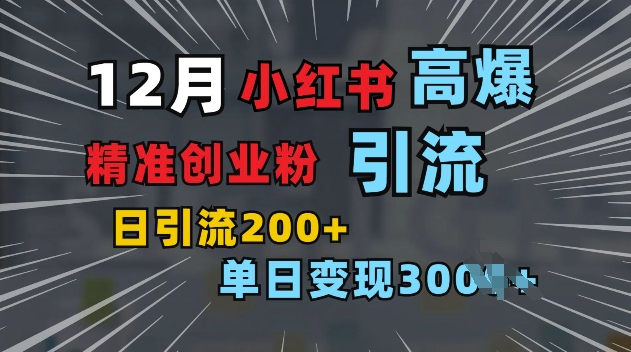 小红书一张图片“引爆”创业粉，单日+200+精准创业粉 可筛选付费意识创业粉【揭秘】-一点通资源网