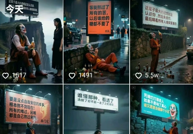 一条视频竟然15W赞！用AI制作小丑自嘲扎心文案视频，当下非常火爆的短视频流量神器-一点通资源网