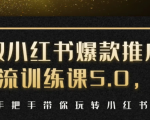 小红书爆款推广引流训练课5.0,手把手带你玩转小红书(17节实操视频+话术)-一点通资源网