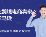 职业跨境电商卖家聊亚马逊:亚马逊运营的10项必备知识,12堂课让你看懂亚马逊运营-一点通资源网