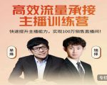 高效流量承接主播训练营:快速提升主播能力,实现100万销售直播间-一点通资源网