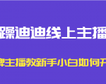 暴躁迪迪线上主播课,金牌主播教新手小白如何开播-一点通资源网
