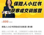 保险人小红书获客成交训练营,0基础高效玩转小红书,可复制的获客成交之路-一点通资源网