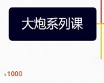 大炮拼多多运营系列课,各类玩法合集,拼多多运营玩法实操-一点通资源网