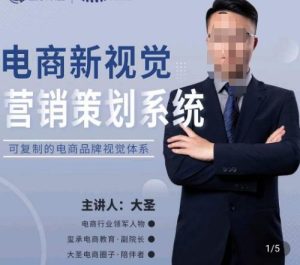 大圣·电商新视觉营销策划系统，可复制的电商品牌视觉识别系统-一点通资源网