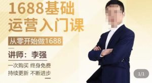 1688运营基础入门系统课,20课时带你系统性解析1688运营-一点通资源网