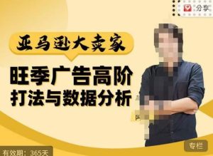 阿甘·亚马逊大卖家广告高阶打法与数据分析，走出传统广告误区；揭秘大卖惯用打法；数据驱动广告决策-一点通资源网