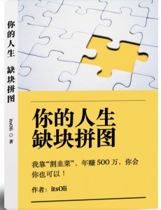 某高赞电子书《你的人生，缺块拼图——我靠“割韭菜”，年赚500万，你会你也可以》-一点通资源网